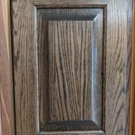 Ebony on Oak