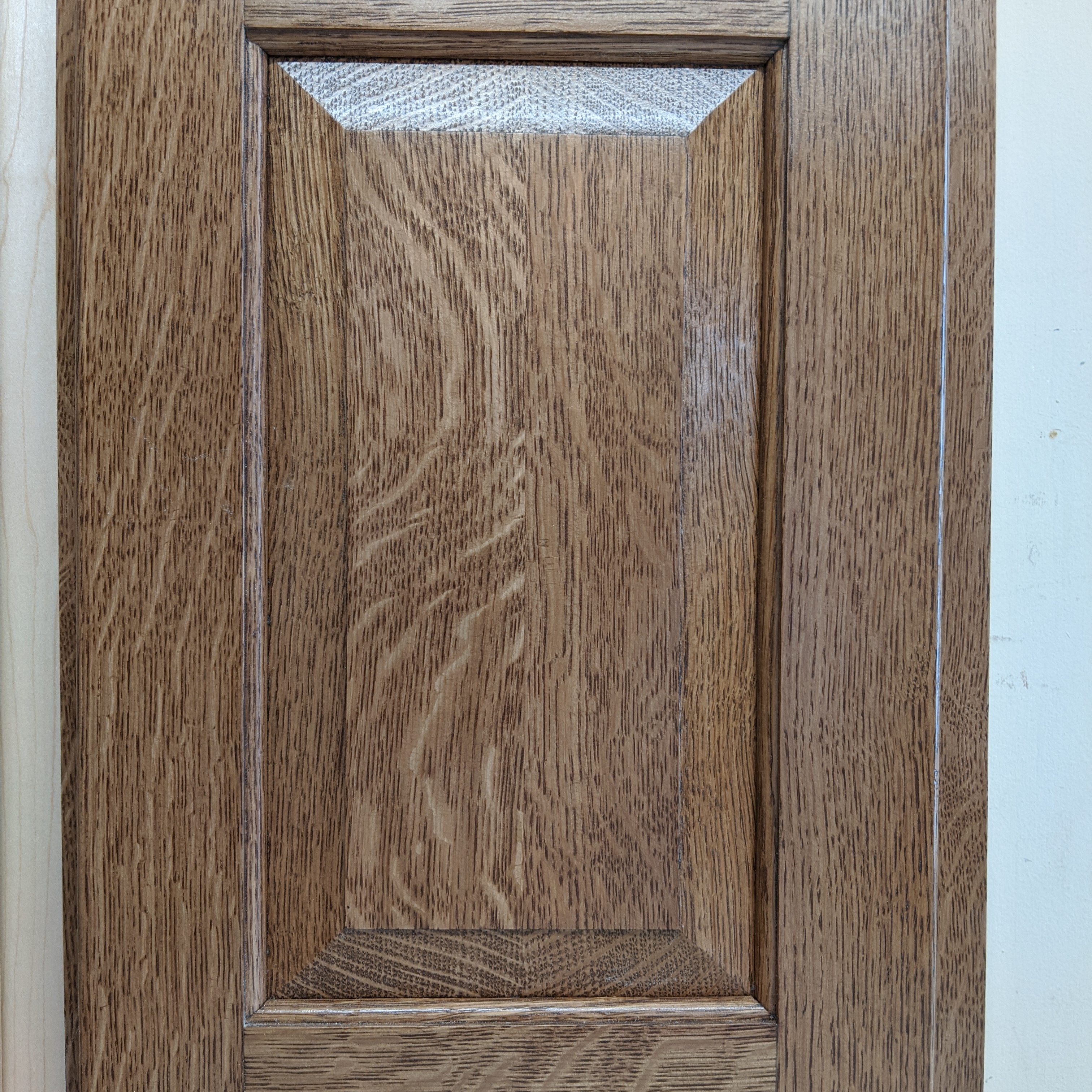 Special Walnut On Quarter Sawn Oak Sample Doors